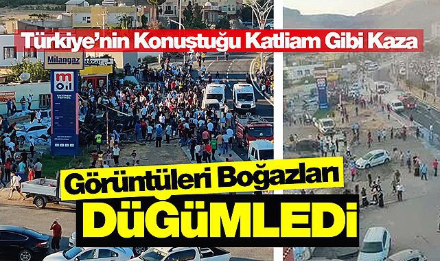 24 saatte 2 feci trafik kazası! Mardin'de katliam gibi korkunç kazanın görüntüleri boğazları düğümledi