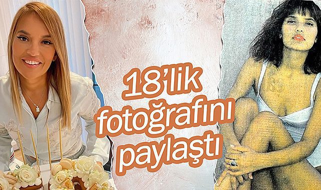 50 yaşına giren Demet Akalın, 18'lik fotoğrafını paylaşmayı unutmadı