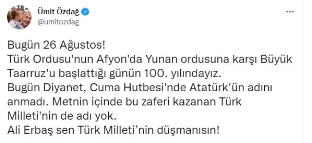 Ümit Özdağ'dan flaş iddialara yanıt gecikmedi..