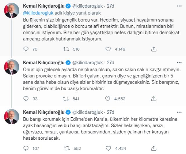 Kılıçdaroğlu gençlere "sakın" diyerek uyardı!