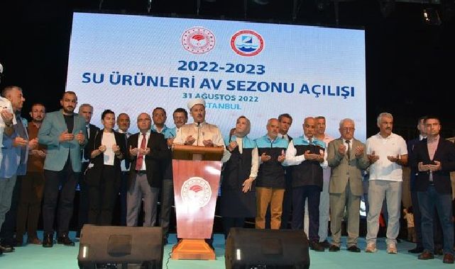 Balık av sezonu açılışı dualar ve tören eşliğinde İstanbul Sarıyer'le yapıldı