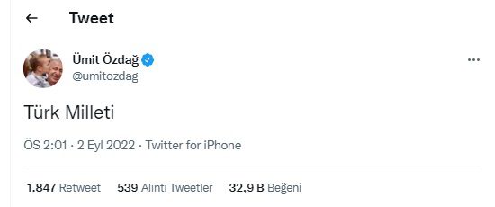 Twitter'da başlatılan akıma Türk Siyasetinin önde gelen isimleri de katıldı