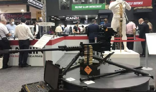 CANiK M2F ağır makinalı tüfek TEKNOFEST'te sergilendi