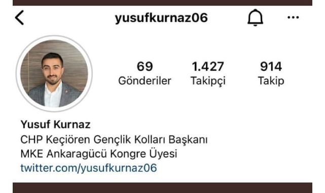 Keçiören CHP Gençlik Kolları Başkanı şiddeti kınayacağına tasvip etti.