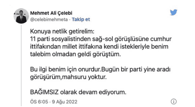 Mehmet Ali Çelebi AKP'ye katıldı: RTÜK koltuğu doldu
