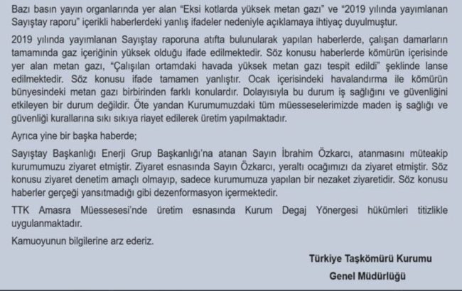 TTK iddiaları yalanladı