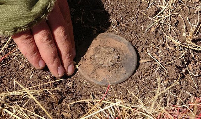 Kırklareli'nde tespit edilen mayın etkisiz hale getirildi