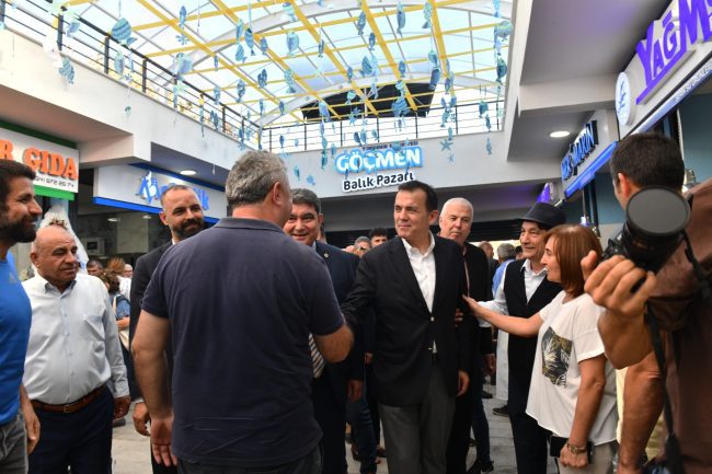Yenişehir Belediyesi Göçmen Balık Pazarı açıldı