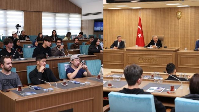 Ordu Büyükşehir Belediyesi Başkanı Hilmi Güler ODÜ'de eğitim gören yabancı uyruklu öğrencileri ağırladı