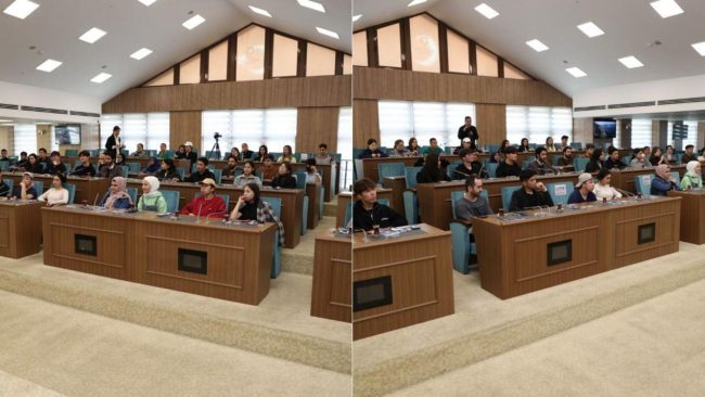 Ordu Büyükşehir Belediyesi Başkanı Hilmi Güler ODÜ'de eğitim gören yabancı uyruklu öğrencileri ağırladı