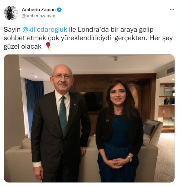 Kılıçdaroğlu, Londra'da Kandil'in gazetecisiyle görüştü