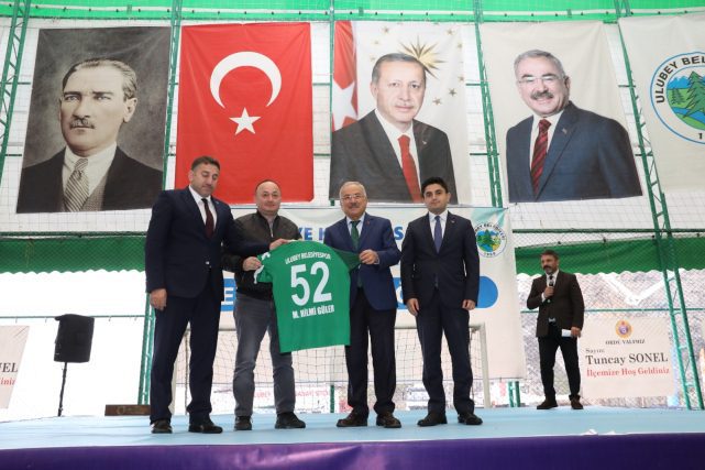 Ordu Ulubey'de Belediye Kültür Sarayı ve Gençlik Merkezi'nin temeli atıldı