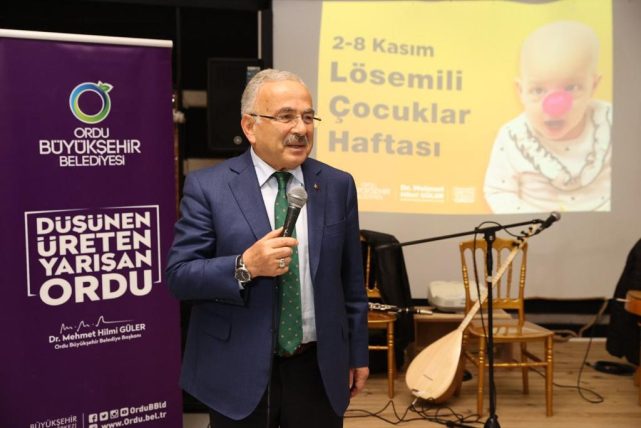 Ordu'da Büyükşehir Belediyesi lösemili çocukları unutmadı