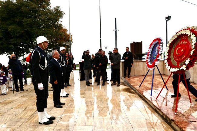 Ordu'da Atatürk'ün ölümünün 84.yılı törenle anıldı