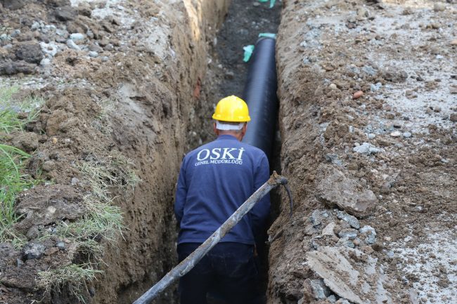 OSKİ Altyapı yatırımlarına devam ediyor. Ordu Büyükşehir Belediyesi durmak bilmiyor