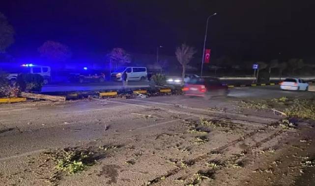 Gaziantep’te çevik kuvvet arabası devrildi: 5 yaralı