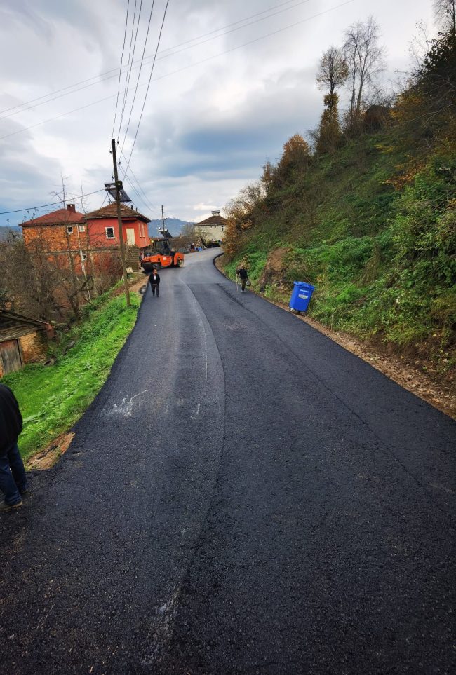 Ordu'da Asfalt Seferberliği Sürüyor