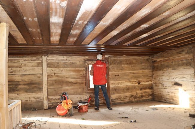 Ordu'da tarihi camii ibadete hazırlanıyor