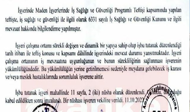 Bartın Maden Faciasında bir ihmal daha!