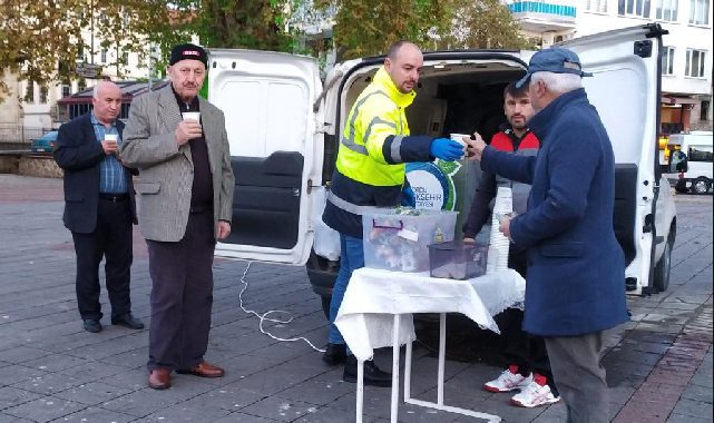 OBB'den vatandaşa ve esnafa sıcak çorba ikramı