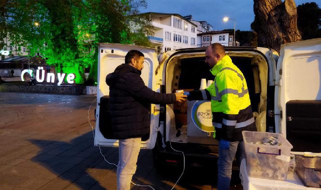 OBB'den vatandaşa ve esnafa sıcak çorba ikramı