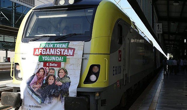 AFAD 6. Grup İyilik Trenini Afganistan'a uğurlandı