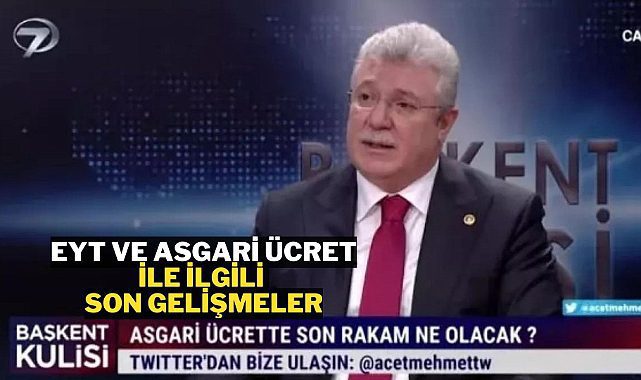 AK Parti'den EYT ve asgari ücret açıklaması