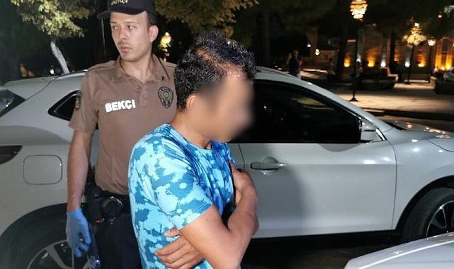 Aksaray'da uyuşturucuyla yakalanan yabancı uyruklu şahıs, ''Satmıyorum, içiyorum''