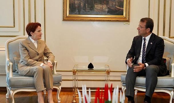 Akşener'den İmamoğlu'na ziyaret