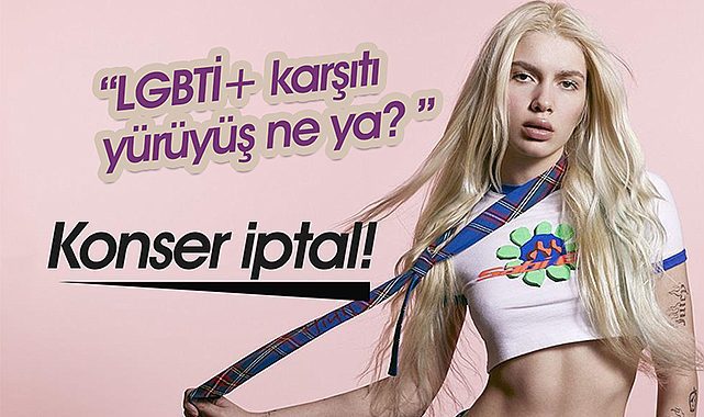 Aleyna Tilki LGBT tarafını seçince konser iptali gecikmedi