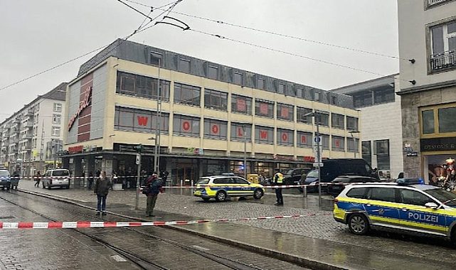 Almanya Dresden&#039;de ateşli saldırı