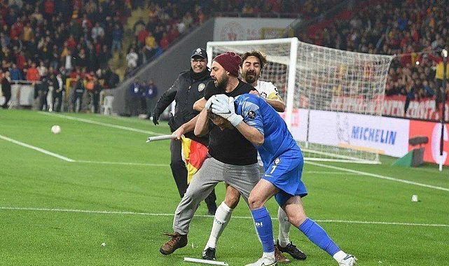 Altay kalecisine saldıran holigan tutuklandı