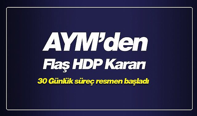 Anayasa Mahkemesi HDP'nin kapatma davasıyla ilgili reddi hakim talebini reddetti