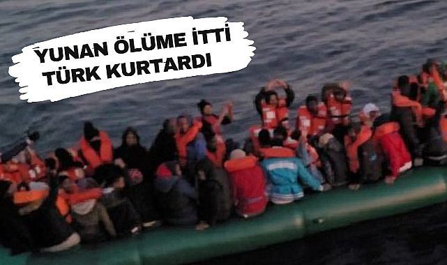 Aydın'da Yunanistan'ın ölüme ittiği göçmenler kurtarıldı