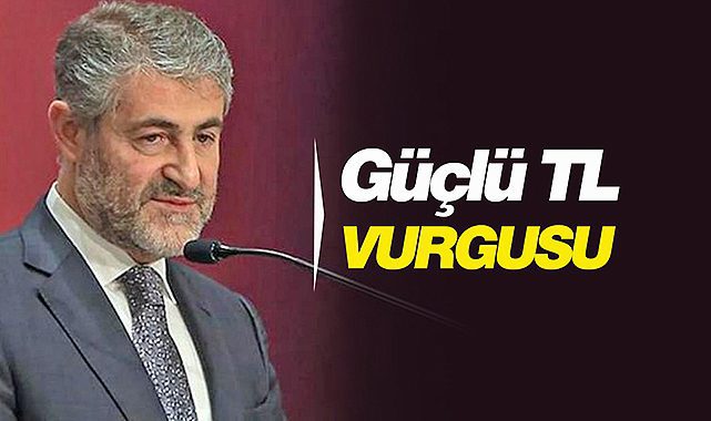 Bakan Nebati: "bizim paramız, bizim tasarrufumuz ve bizim yatırımımız"