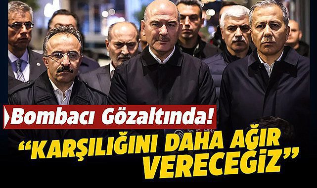 Bakan Soylu, saldırıyı yapan kişi gözaltına alındı! "Karşılığını daha ağır vereceğiz"