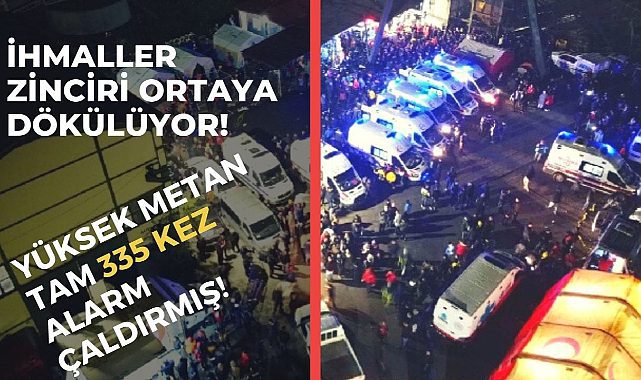 Bartın maden faciasında ihmaller zinciri ortaya dökülüyor! Alarm 335 kez çalmış