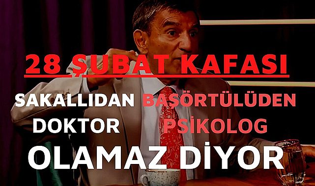 "Başörtülü psikolog, psikiyatris olamaz" diyen Üstün Dökmen'e tepki yağıyor