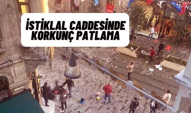 Beyoğlu İstiklal Caddesinde Patlama oldu