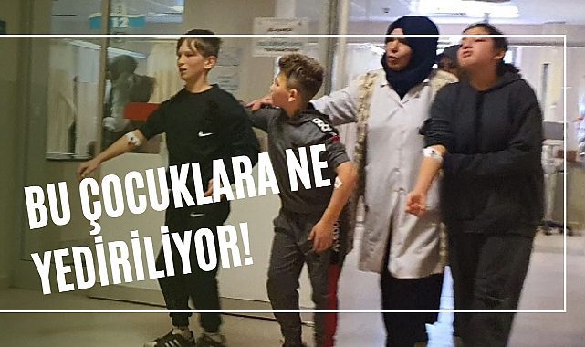 Bursa'da gıdadan zehirlenen 13 öğrenci hastaneye kaldırıldı!