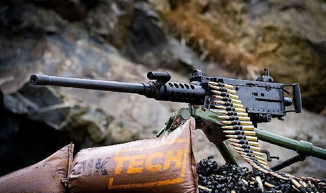 CANiK M2F ağır makinalı tüfek TEKNOFEST'te sergilendi