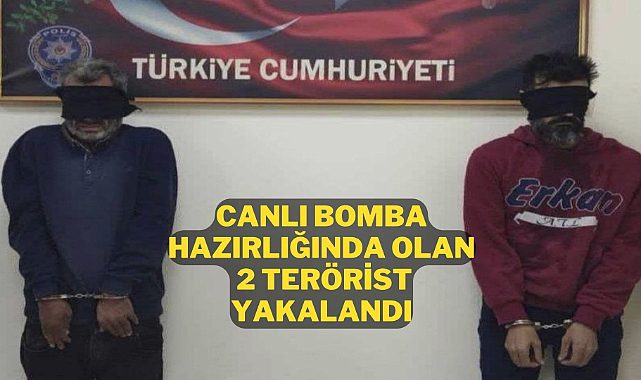 Canlı Bomba Hazırlığındaki 2 terörist yakalandı
