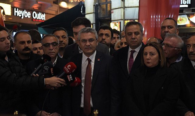 CHP Heyetinden İstiklal Caddesi'ne ziyaret