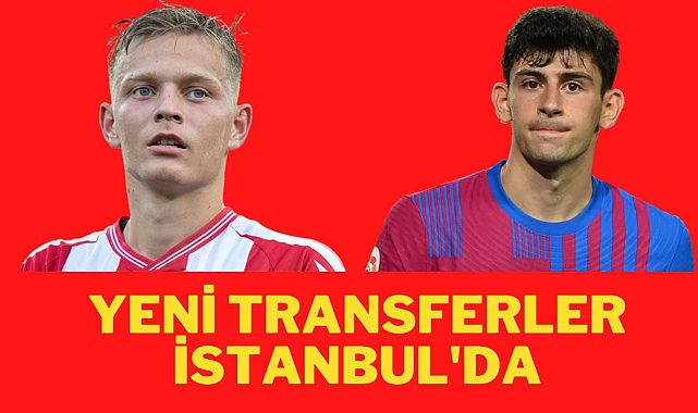Cimbom'un yeni transferleri Yusuf Demir ve Mathias Ross İstanbul'a geldi.
