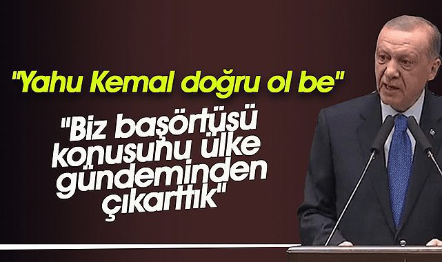 Cumhurbaşkanı Erdoğan: "Biz başörtüsü konusunu ülke gündeminden çıkarttık"