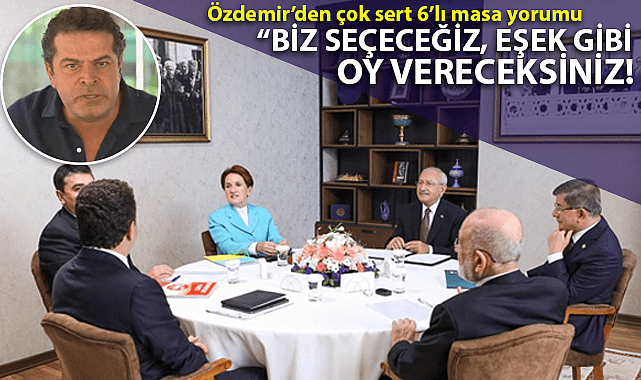 Cüneyt Özdemir'den 6'lı masaya "eşek gibi" eleştirisi