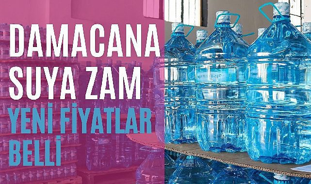 Damacana suya yeni zam! İşte 2022 yılı güncel damacana su fiyatları...