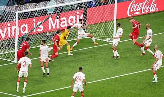 Danimarka Tunus maçı geniş özeti izle! Maç sonucu 0-0 maçın önemli pozisyonları