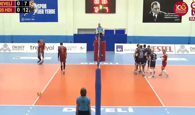 Voleybol canlı izle! Ziraat Bankası Galatasaray canlı maç izle