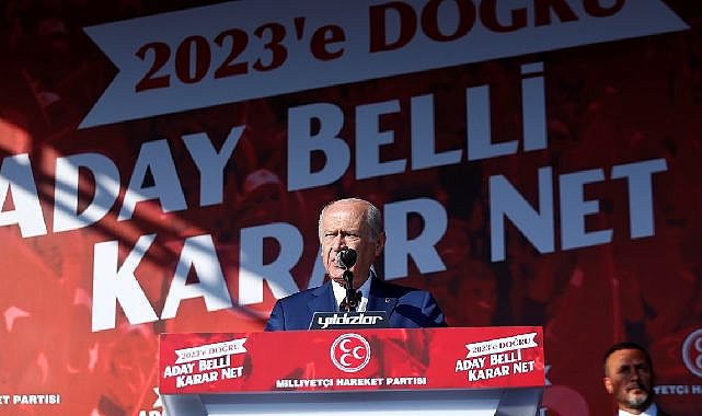 Devlet Bahçeli: Hedef tekrar Erdoğan'ın seçilmesi